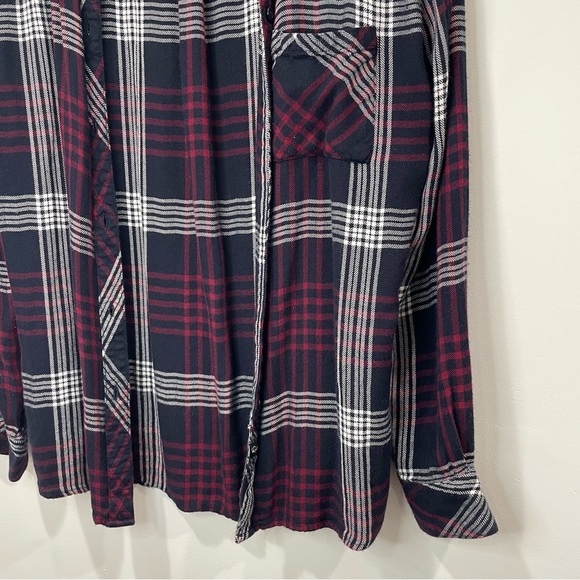 Rails Burgundy Plaid Long Sleeve - Picture 6 of 10